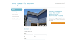 Desktop Screenshot of mygazettenews.com